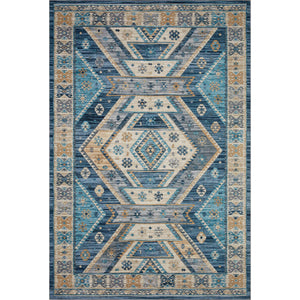 Loloi II Zion ZIO-02 Ocean / Gold Rug