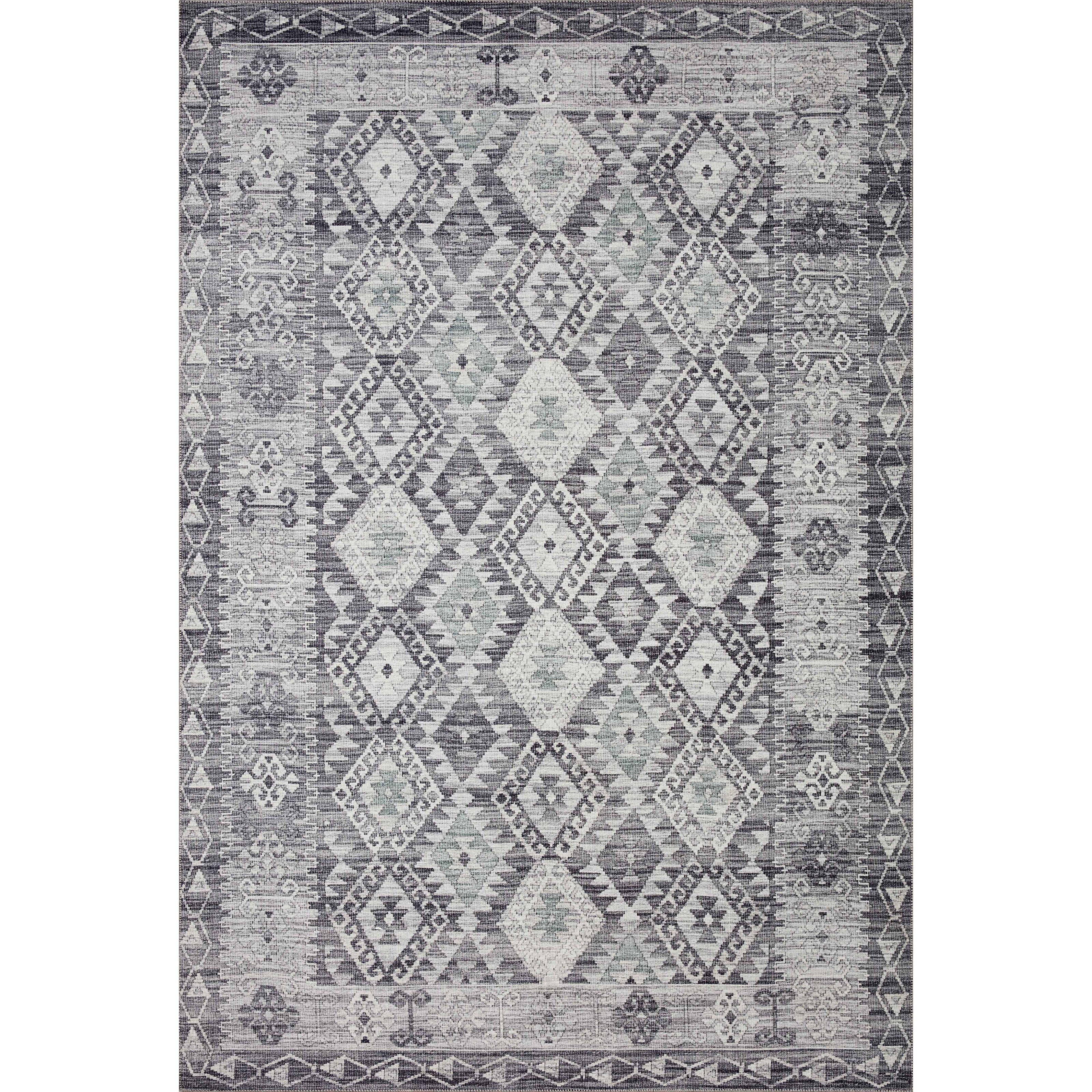 Loloi II Zion ZIO-03 Charcoal / Slate Rug