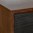 Michael Amini Kayner 2-Drawer Nightstand - Charcoal