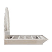 Michael Amini Fantosini King Fan Bed - Silver Leaf
