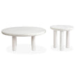 Salt Life Home Sunset Cove Moonlight Pearl Nesting Cocktail Table with Casters Sale