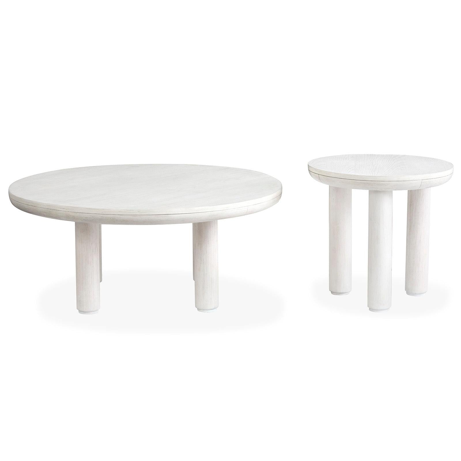 Salt Life Home Sunset Cove Moonlight Pearl Nesting Cocktail Table with Casters Sale