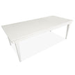 Magnussen Home Willowbrook Egg Shell White Extendable Rectangular Dining Table