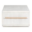 Salt Life Home Sunset Cove Moonlight Pearl Rectangular Cocktail Table with Casters
