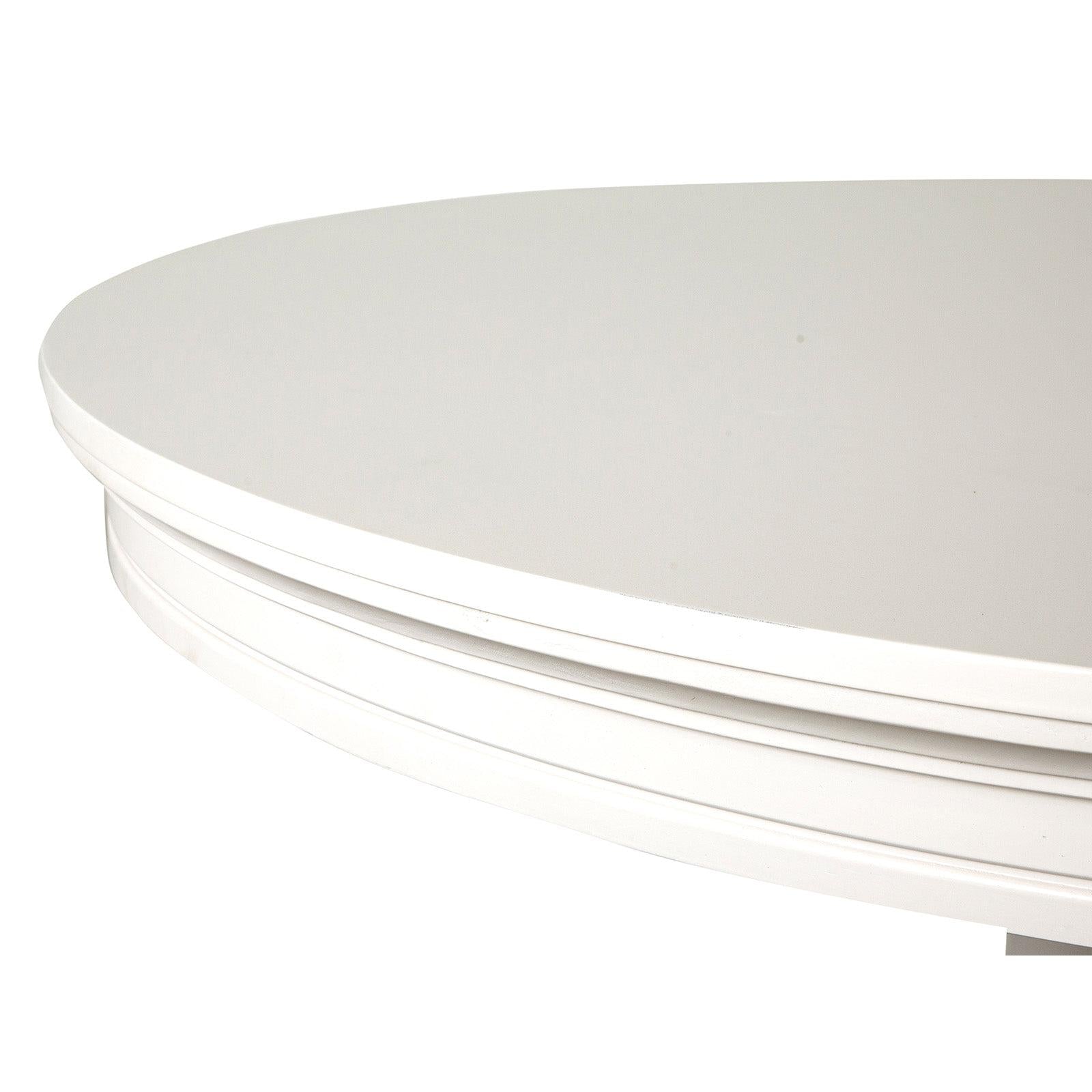 Magnussen Home Willowbrook Egg Shell White Extendable 48