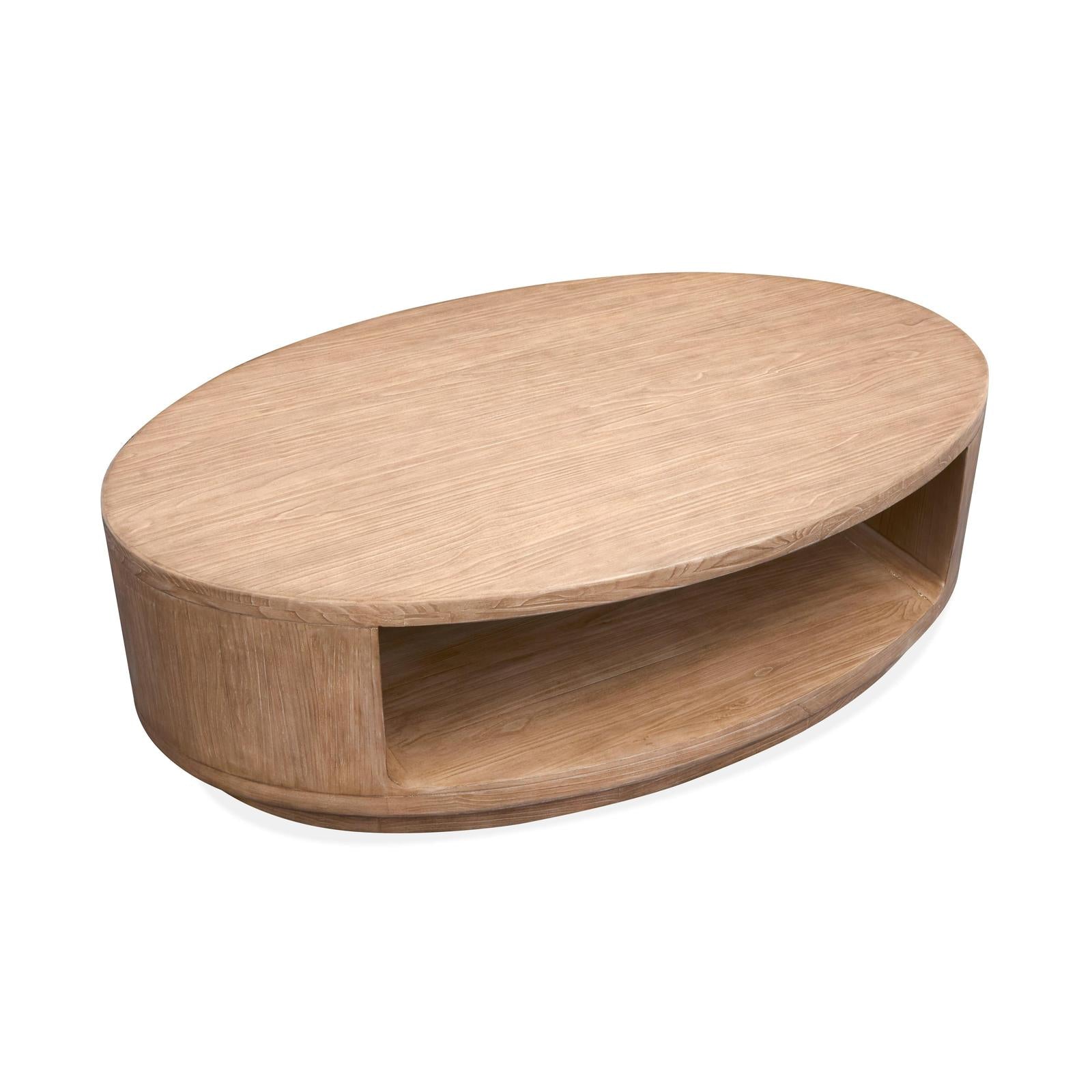 Magnussen Home Sanford Chateau Brown Oval Cocktail Table With Casters
