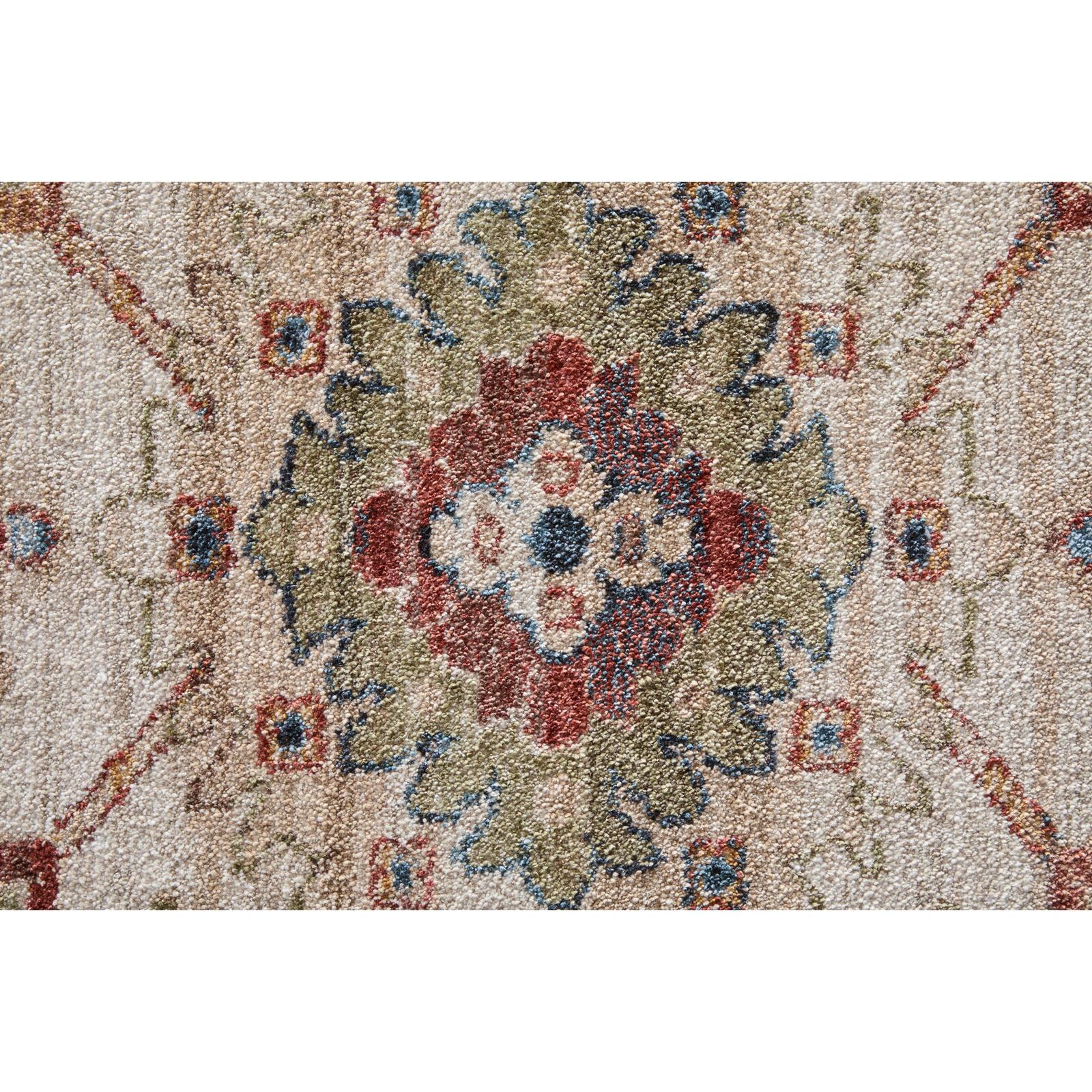 Feizy Pearson 39SUF Traditional Oriental, Ivory/Green/Red, Rug