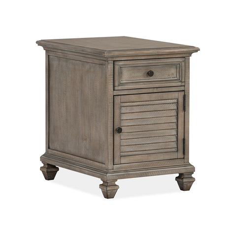 Magnussen Home Lancaster Dovetail Grey End Table