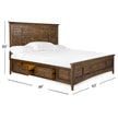 Magnussen Home Bay Creek Toasted Nutmeg Panel Bed