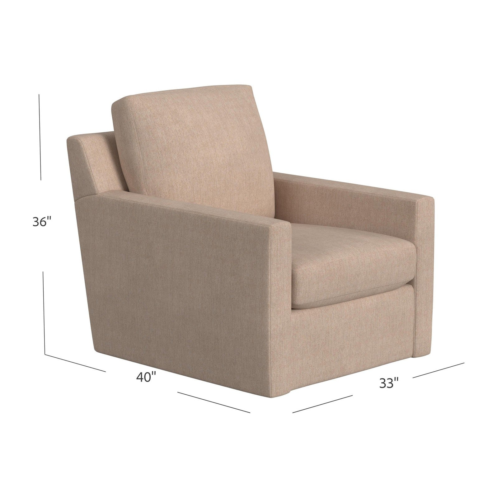 Hooker Upholstery Daxton Swivel Lounger