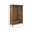 Magnussen Home Bay Creek Toasted Nutmeg Door Chest