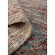 Feizy Conroe 6827F Modern Abstract in Red/Blue