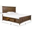 Magnussen Home Bay Creek Toasted Nutmeg Panel Bed