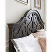 Magnussen Home Bellamy Peppercorn Shaped Panel Bed