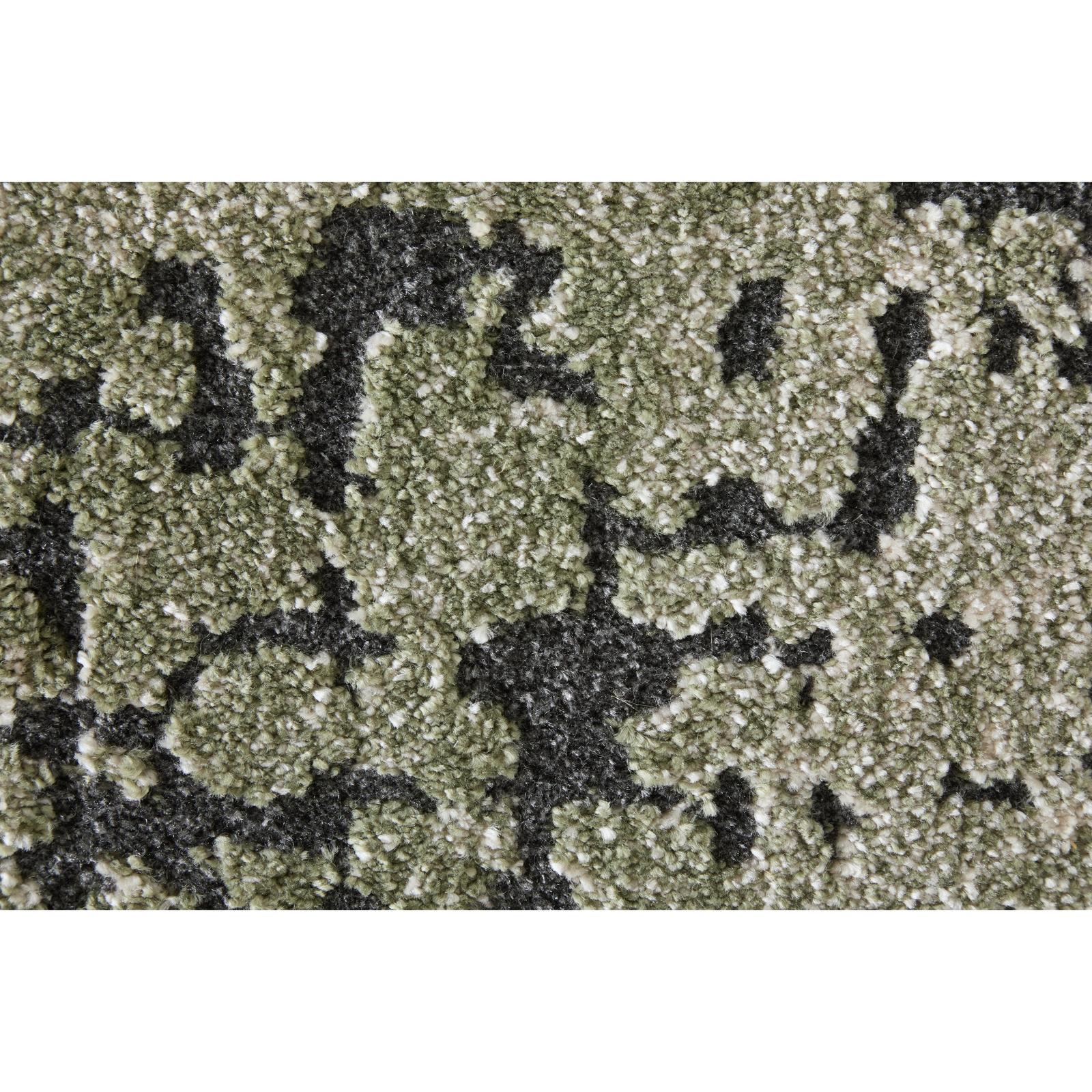 Feizy Gilmore 39UNF Modern Abstract, Green/Ivory/Black, Rug