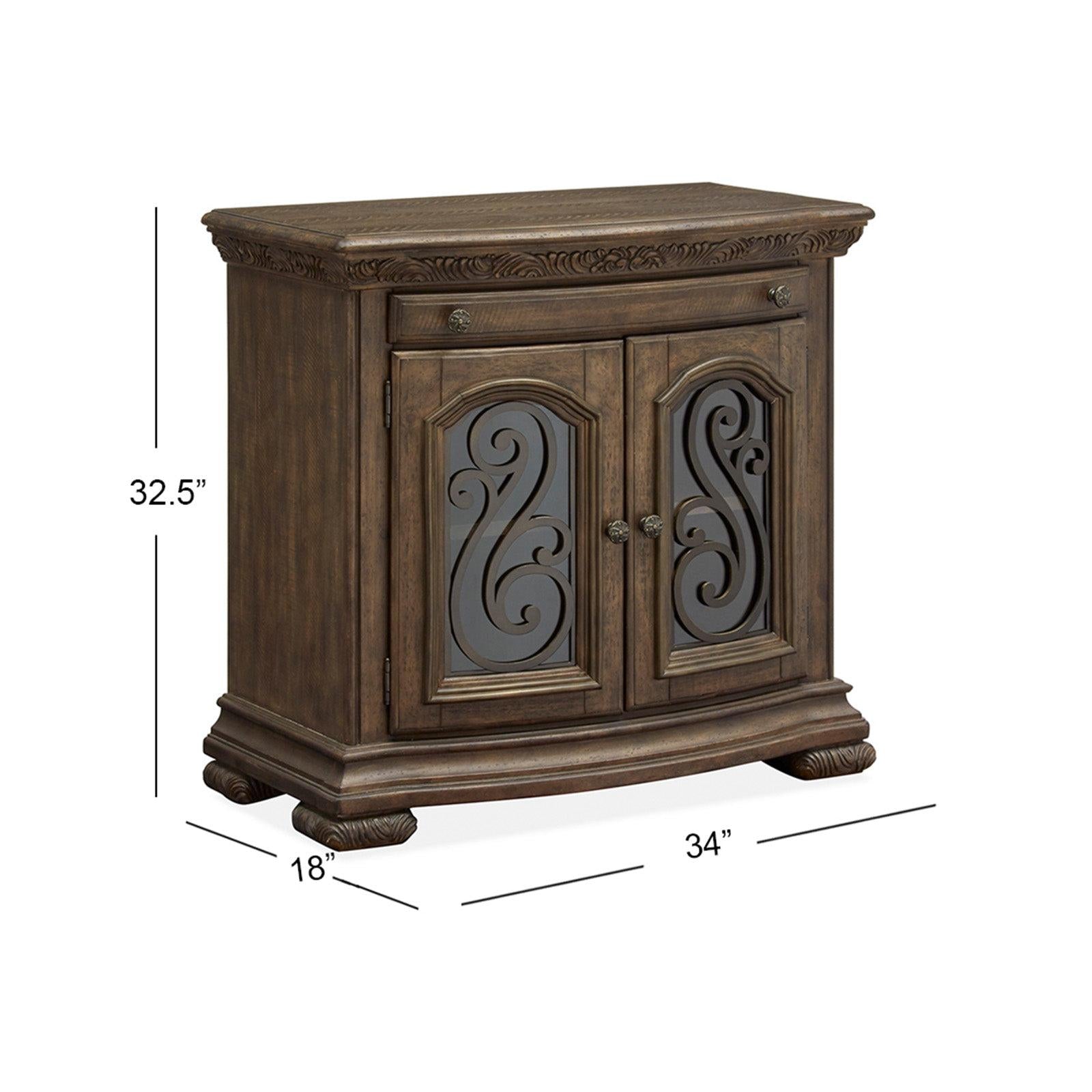 Magnussen Home Durango Willadeene Brown Bachelor Chest