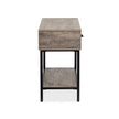 Magnussen Home Fenwick Whitetail Brown And Smoke Glass Rectangular Sofa Table