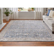 Feizy Pasha 39M4F Transitional Ikat in Blue/Taupe/Ivory