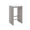 Sunpan Verin White Barstool Clearance