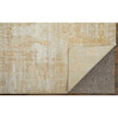 Feizy Eastfield 69FPF Modern Abstract Rug in Yellow/Ivory/Gold