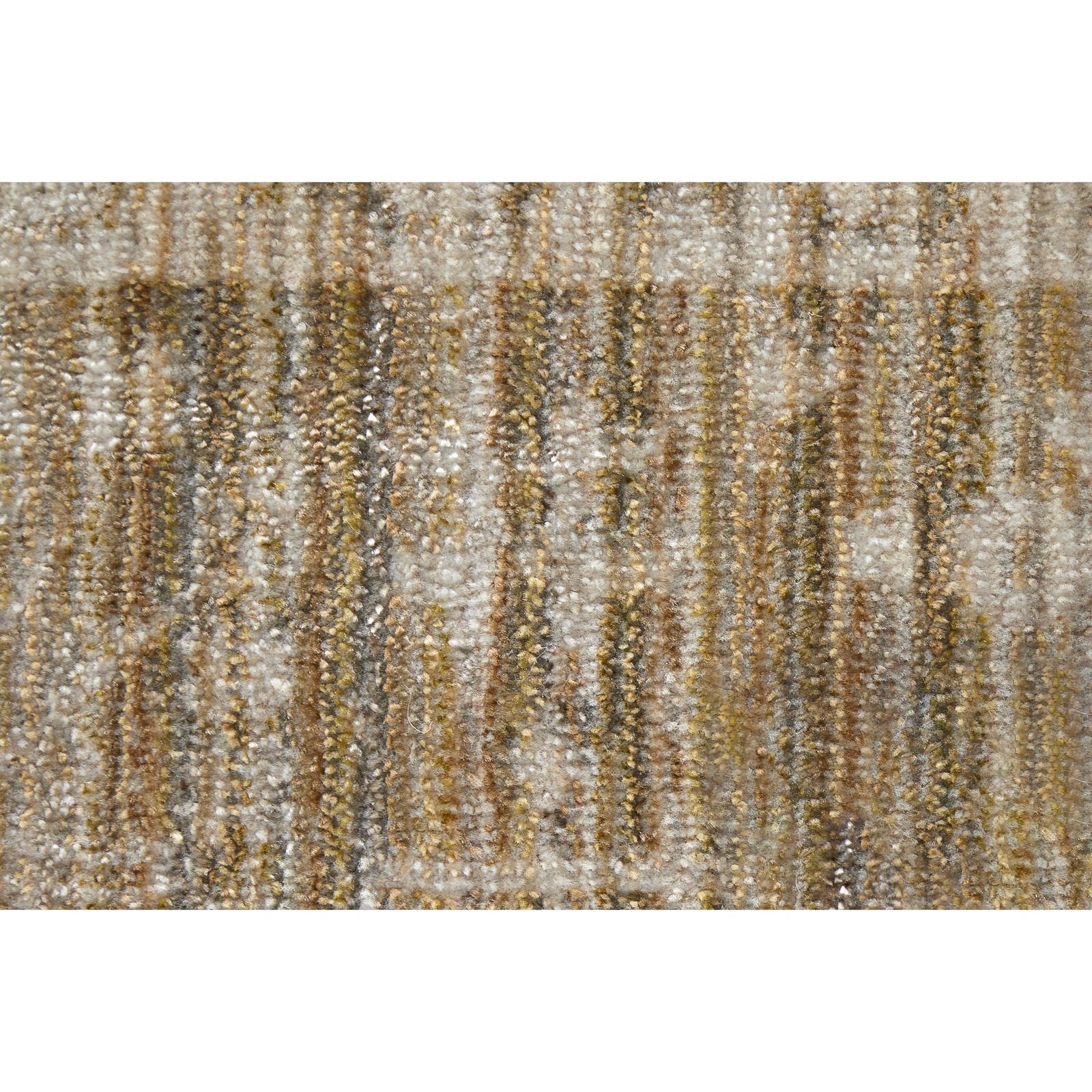 Feizy Augustine 39TUF Traditional Medallion, Tan/Ivory, Rug