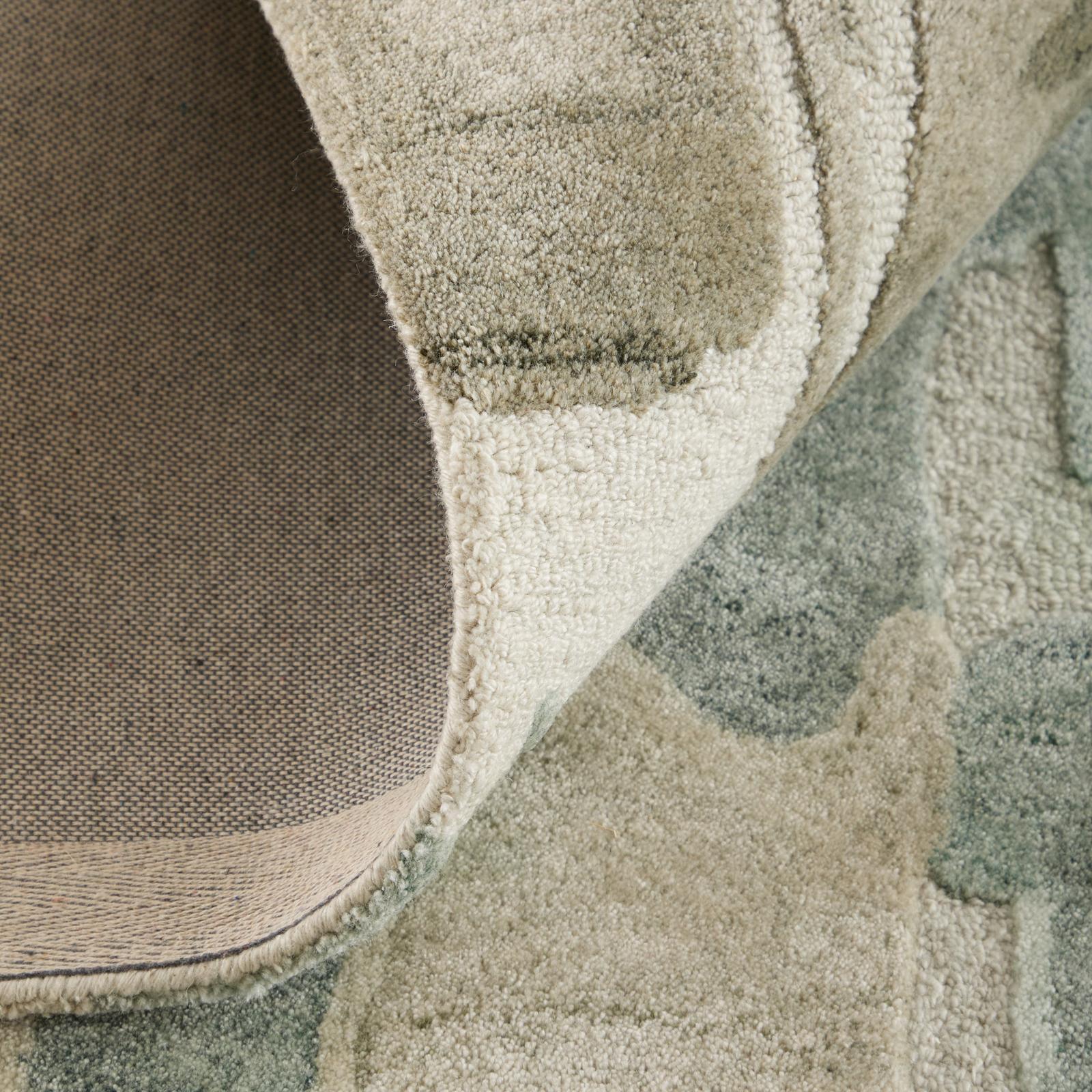 Feizy Kendall 8A59F Modern Abstract Rug in Green/Brown/Ivory