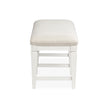 Magnussen Home Willowbrook Egg Shell White Upholstered Bench