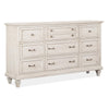 Magnussen Home Newport Alabaster Drawer Dresser