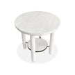 Salt Life Home Sunset Cove Moonlight Pearl Round End Table