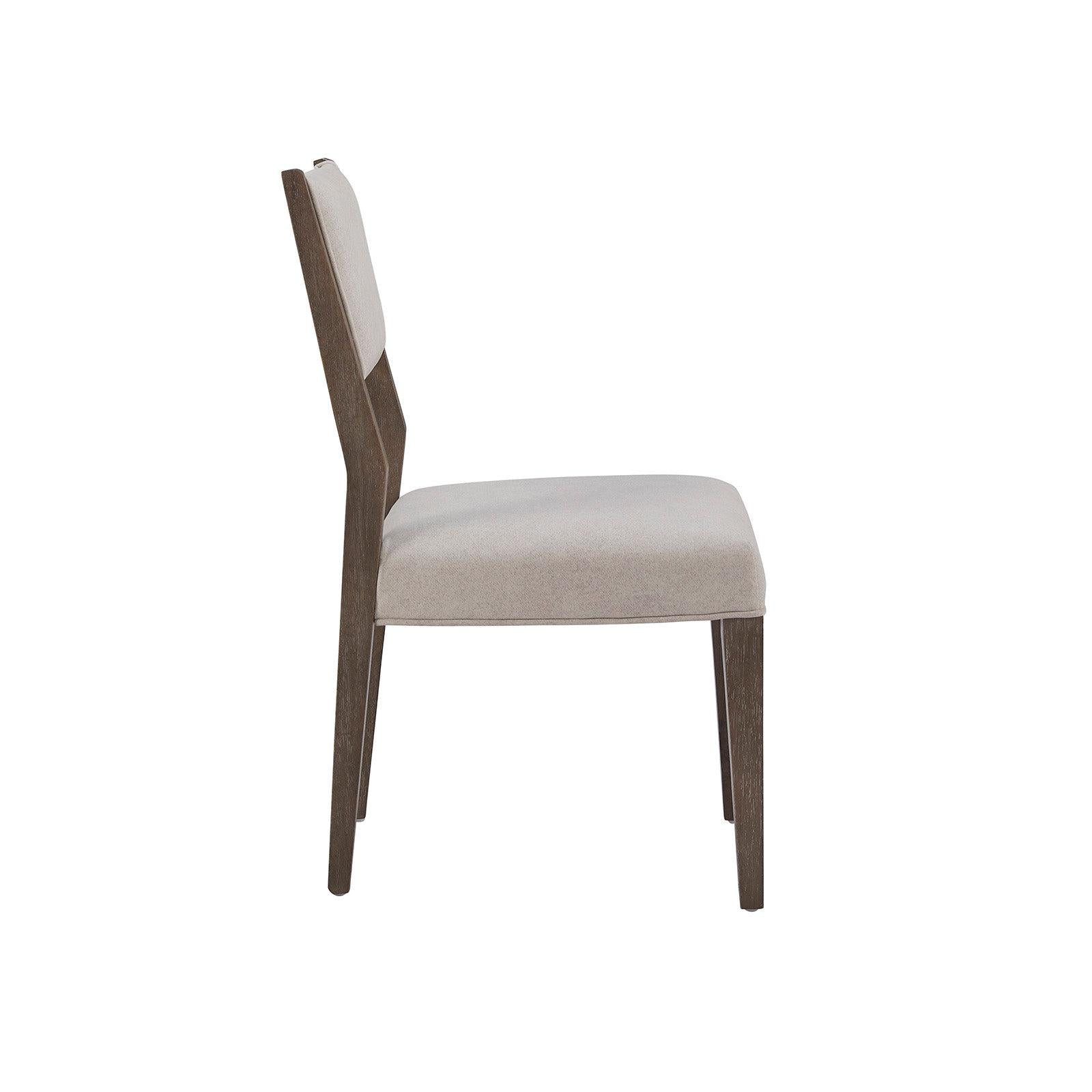 Magnussen Home Kavanaugh Weathered Kona Brown Upholstered Side Chair Set of 2