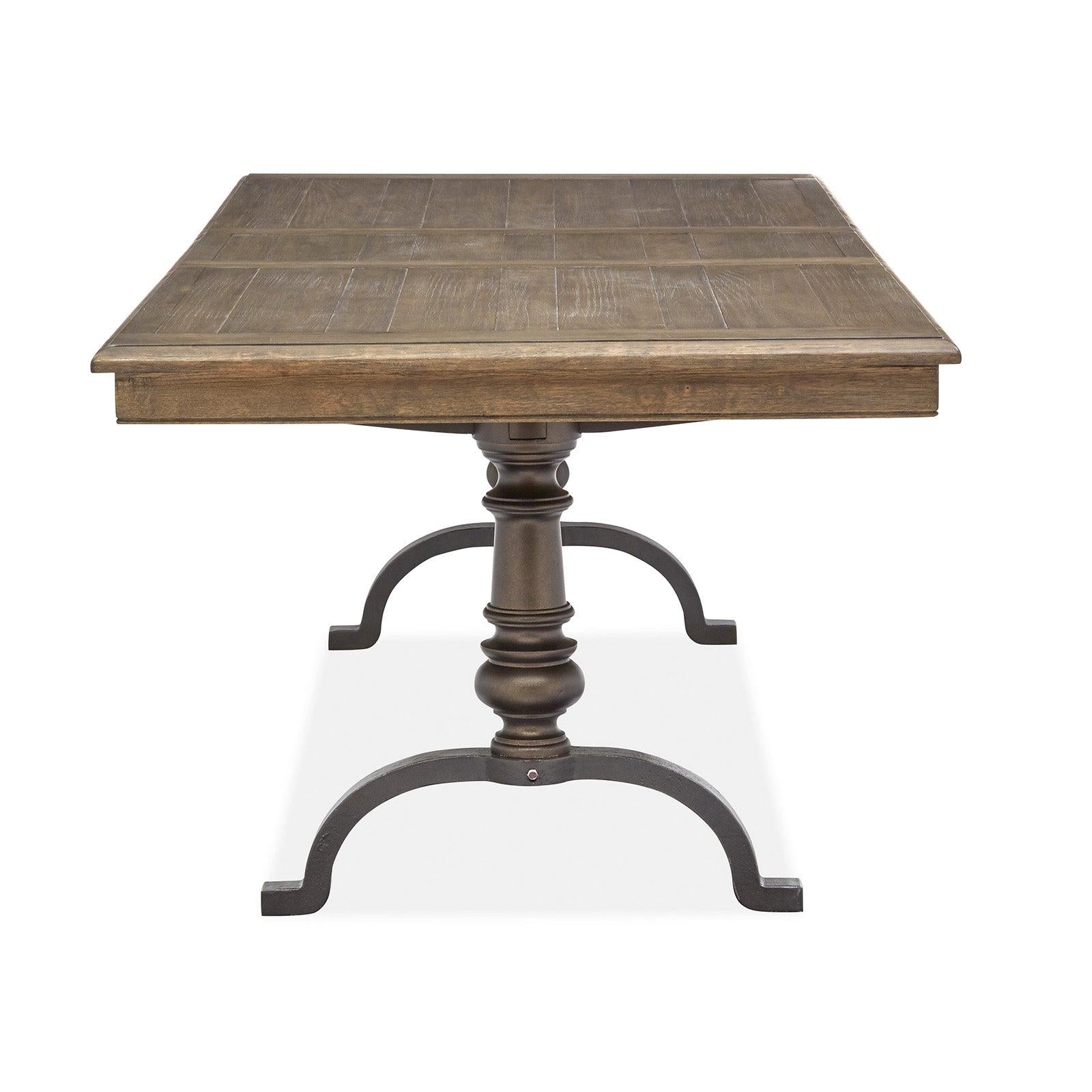 Magnussen Home Roxbury Manor Homestead Brown Extendable Rectangular Dining Table