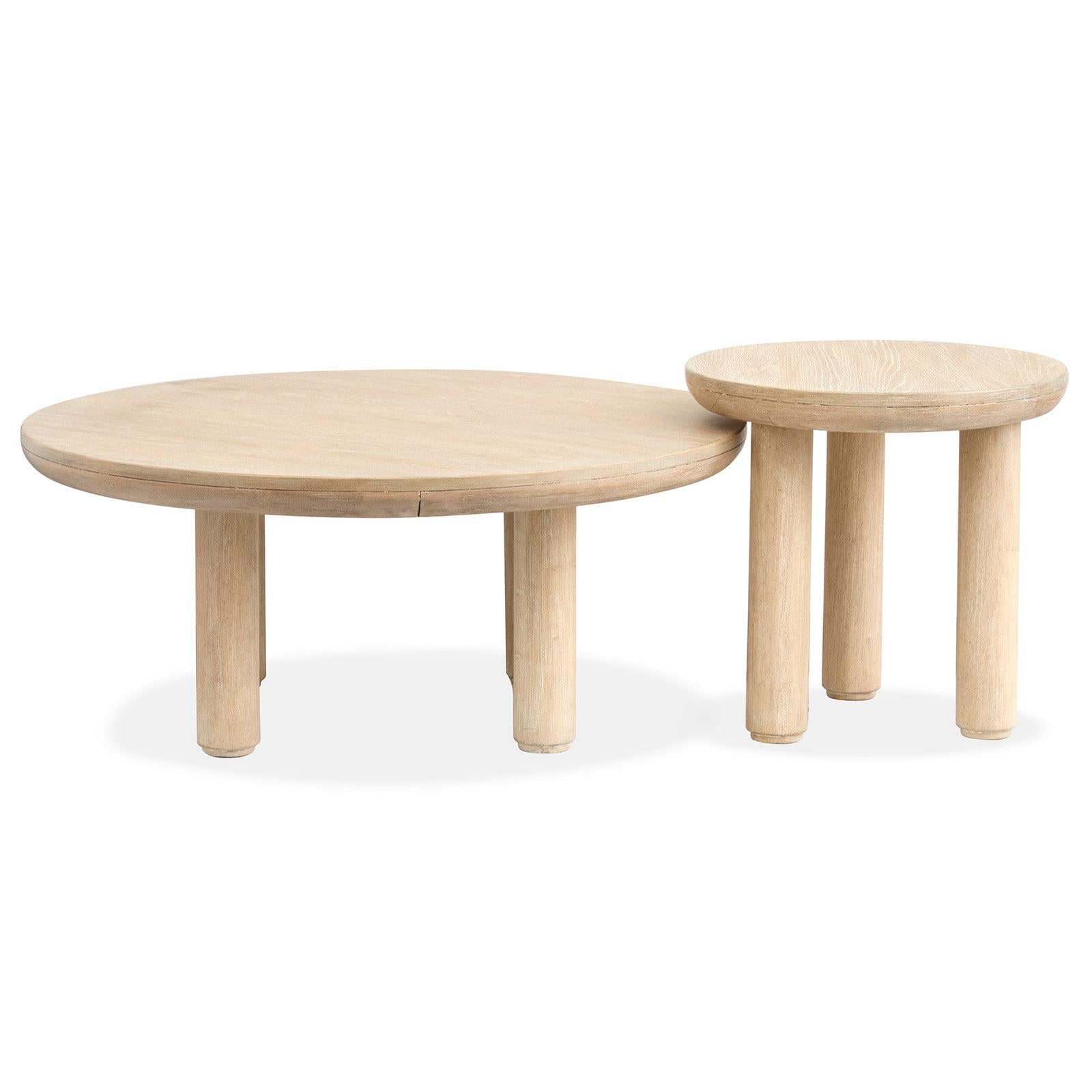 Salt Life Home Sunset Cove Sanibel Brown Nesting Cocktail Table with Casters Sale