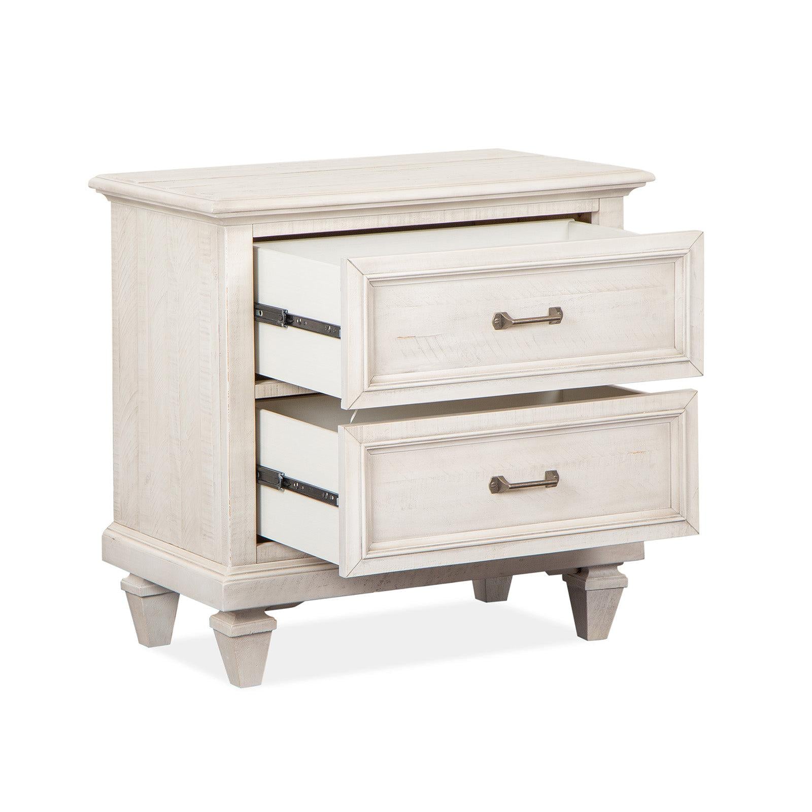 Magnussen Home Newport Alabaster Drawer Nightstand