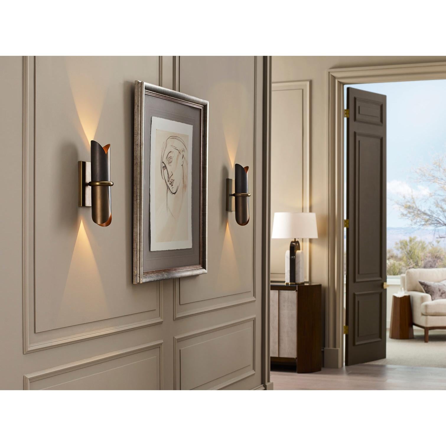 Wildwood Stockman Brass Bronze Sconce