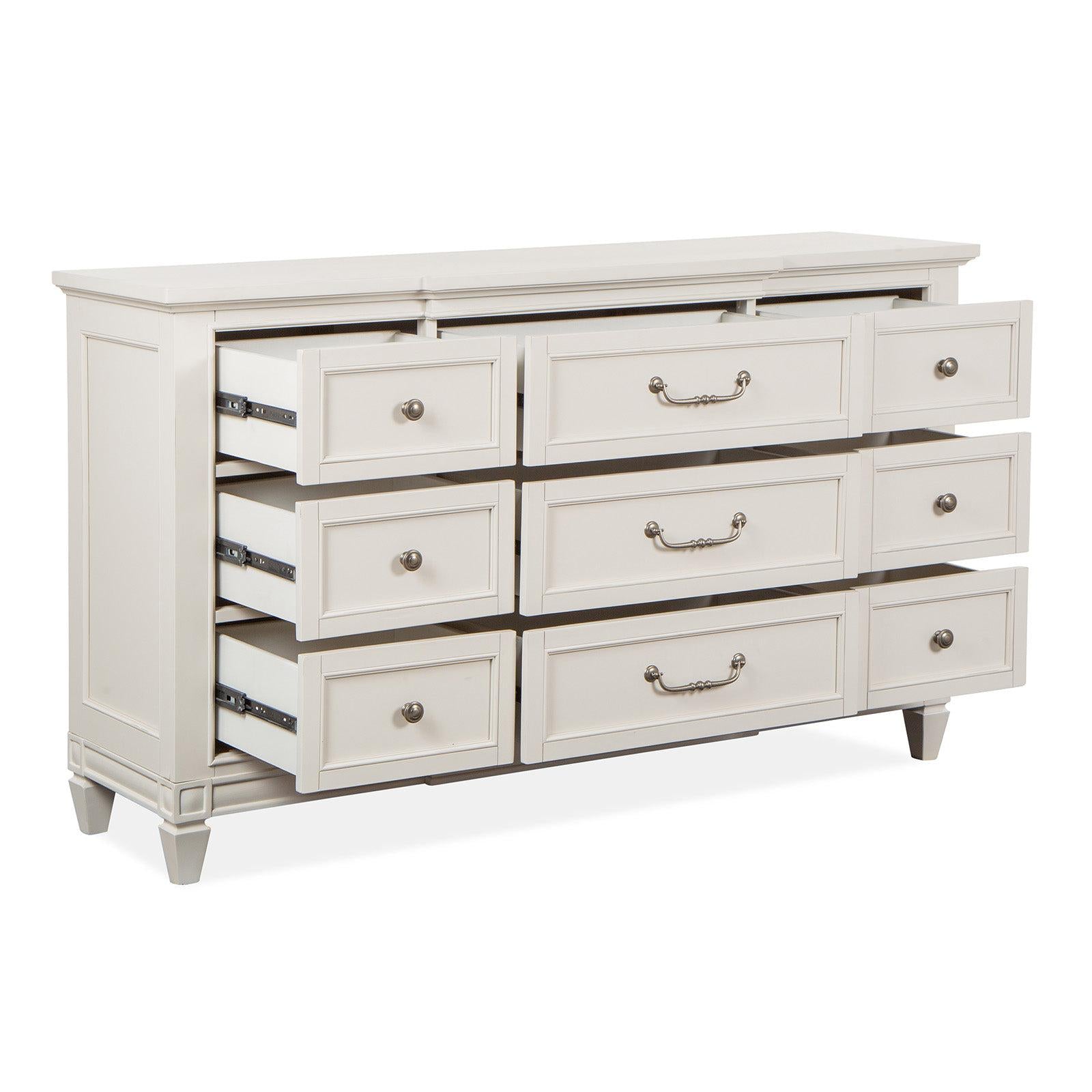 Magnussen Home Willowbrook Egg Shell White Drawer Dresser
