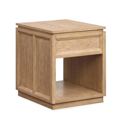 Magnussen Home Burnham Sable Dusk Rectangular End Table