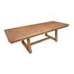 Magnussen Home Woodward Dark Clove Trestle Extendable Dining Table