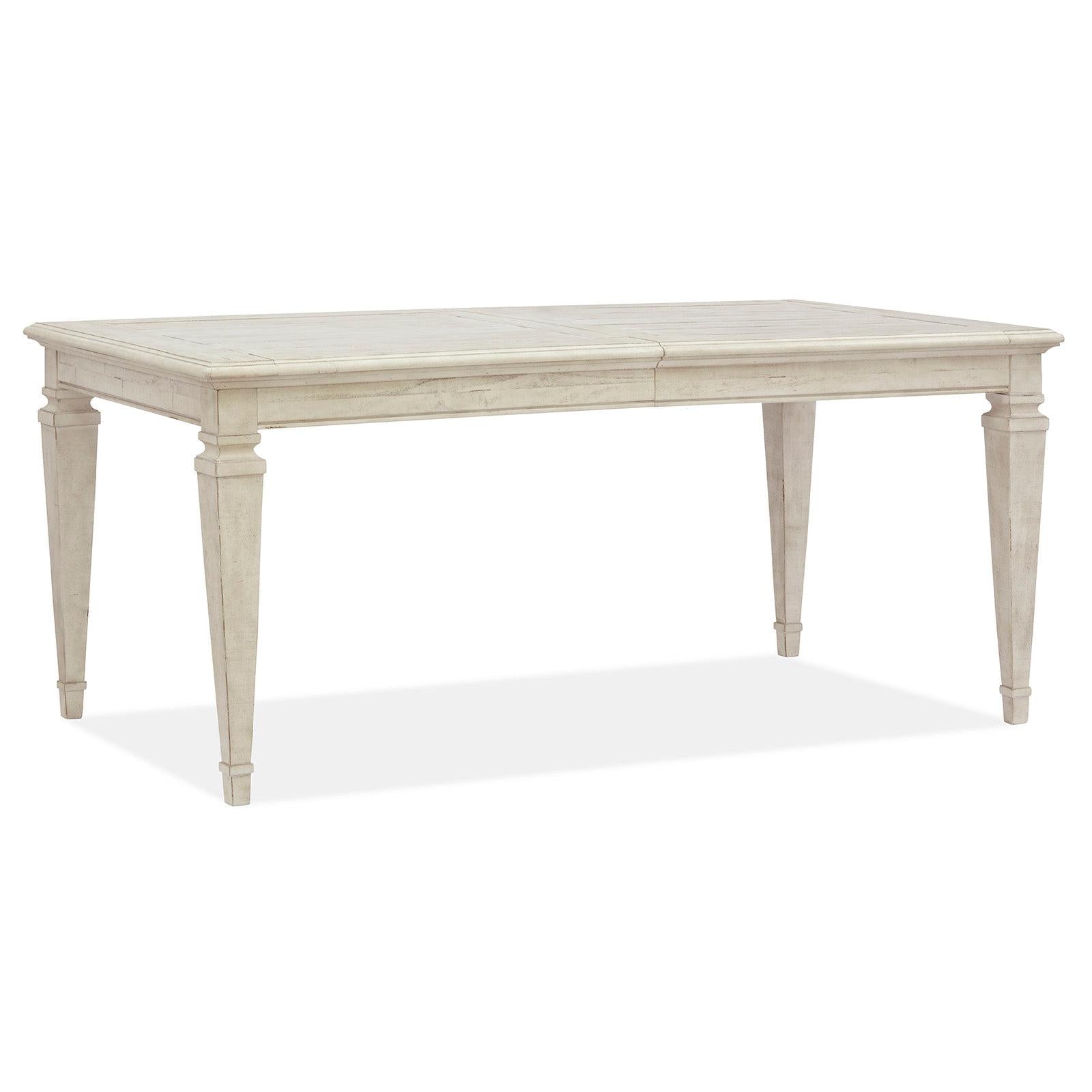 Magnussen Home Newport Alabaster Extendable Dining Table