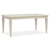 Magnussen Home Newport Alabaster Extendable Dining Table