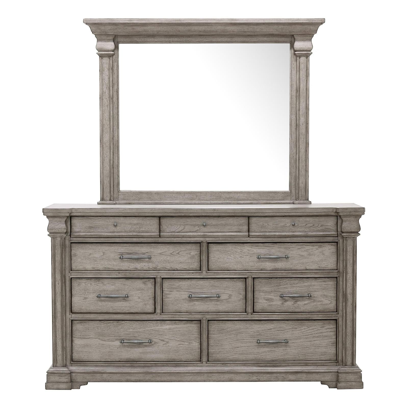Pulaski Furniture Madison Ridge Heritage Taupe 10 Drawer Dresser