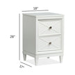 Magnussen Home Springhouse Whisper White Drawer Nightstand