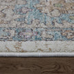 Feizy Dartmouth 39QJF Transitional Floral & Botanical Rug in Ivory/Brown/Blue