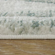 Feizy Atwell 3218F Transitional Abstract Rug in Gray/Green/Ivory
