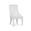 Magnussen Home Kingston Whisper White & Cerused Nutmeg Upholstered Host Chair Set of 2