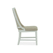 Magnussen Home Heron Cove Chalk White And Dovetail Grey Upholstered Host Chair Set of 2