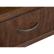 Magnussen Home Mcpherson Burnt Umber Demilune Sofa Table