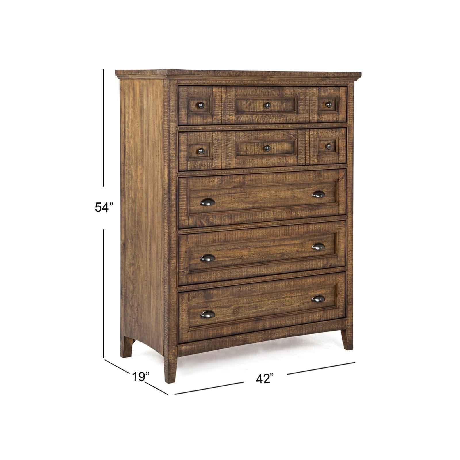 Magnussen Home Bay Creek Toasted Nutmeg Drawer Chest