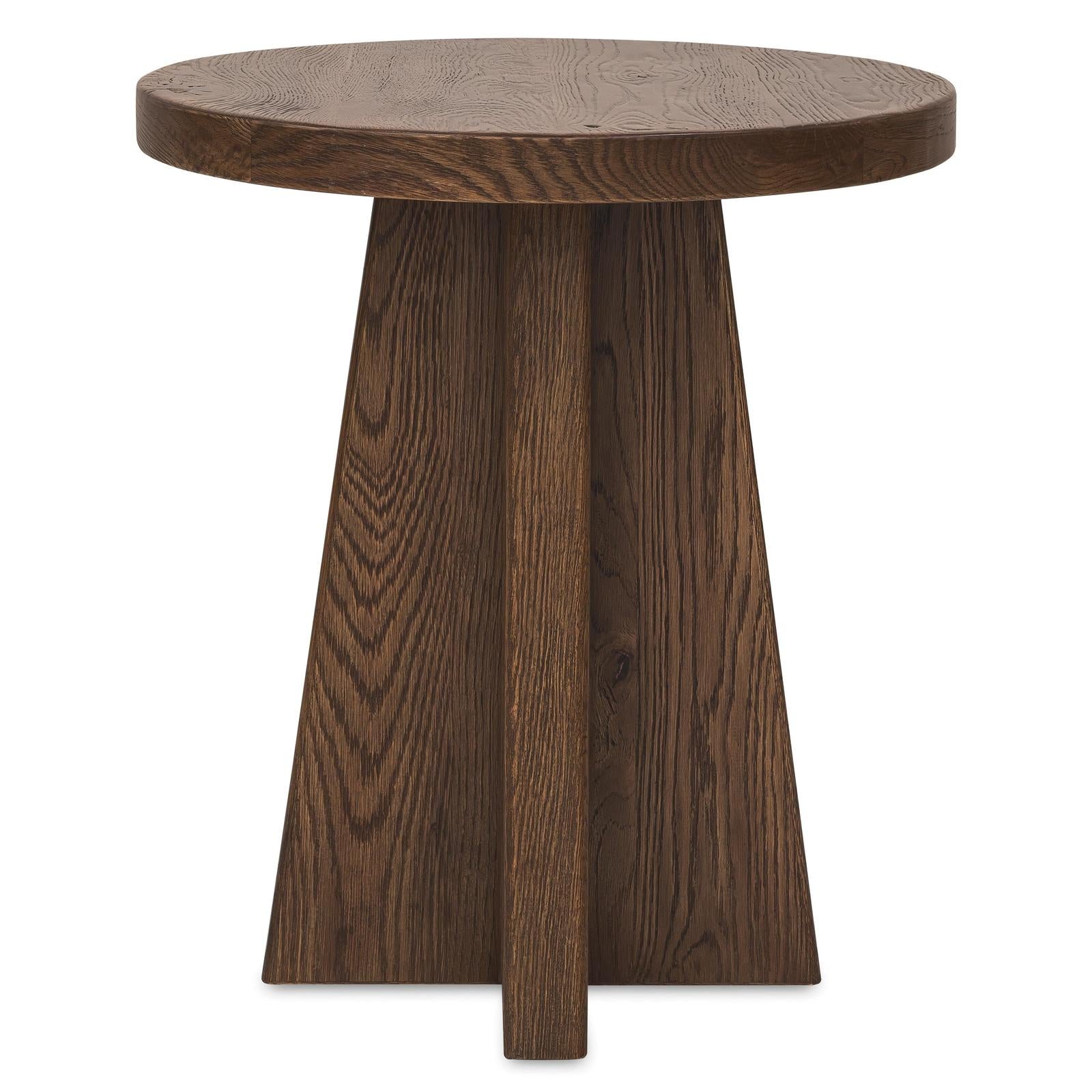 Hooker Furniture Driftwood Round End Table