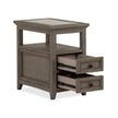 Magnussen Home Paxton Place Dovetail Grey Chairside End Table