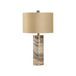 Chelsea House Gray Marble Column Lamp